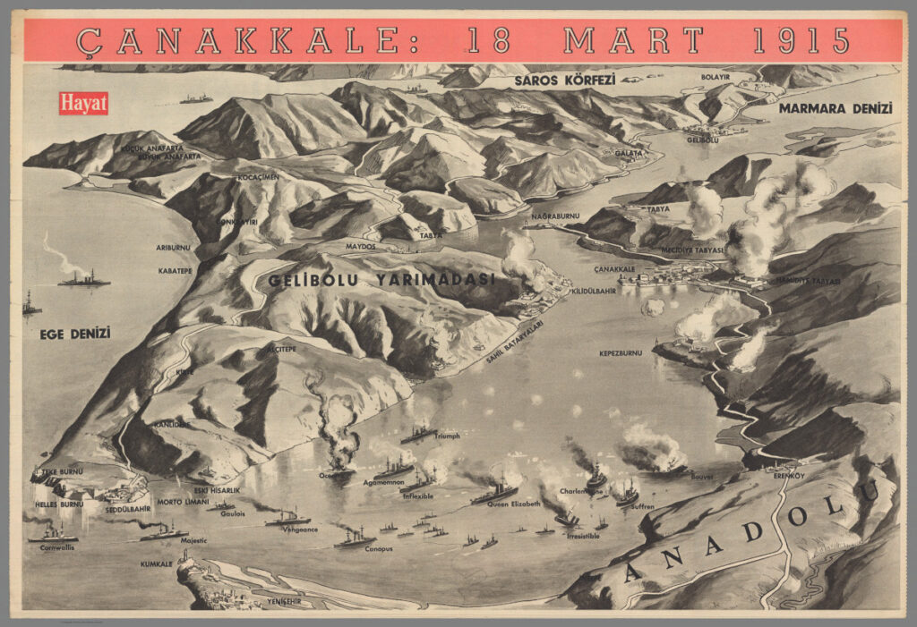 Hayat Dergisi Çanakkale haritası