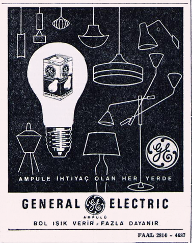 GE Getaş ampul ilan