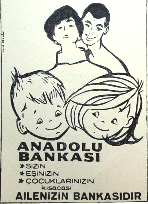 Anadolu Bankası 1970 ilan